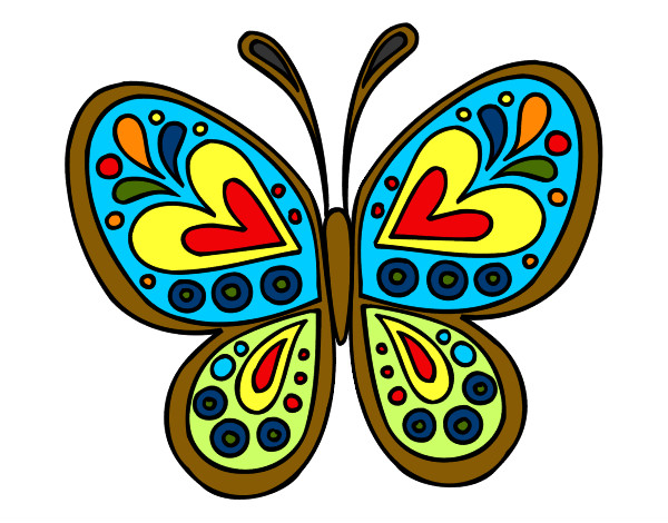 MARIPOSA DE COLORES