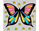 Dibujo Mariposa 8 pintado por claudiz