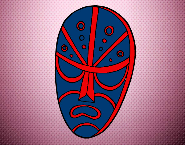 Dibujo Máscara enfadada pintado por atuxo