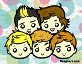 Dibujo One Direction 2 pintado por natty1D