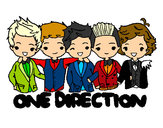 Dibujo One direction pintado por Agus0509