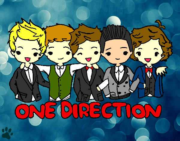 Dibujo One direction pintado por TheCadyLov