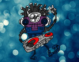 Dibujo Robot DJ pintado por maybrl