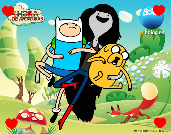 marceline , finn e jake 