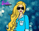 Dibujo Barbie con gafas de sol pintado por lauri10