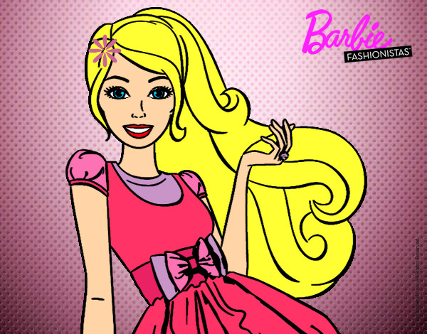 Vestido nuevo de Barbie