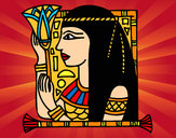 Dibujo Cleopatra pintado por keimy
