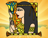 Dibujo Cleopatra pintado por nikoleta