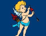 Dibujo Cupido 2 pintado por pancrasio