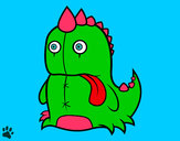Dibujo Dinosaurio monstruoso pintado por TheCadyLov