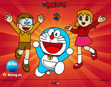 Dibujo Doraemon y amigos pintado por TUTIDI
