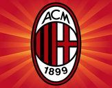 Dibujo Escudo del AC Milan pintado por BRAYAN1234