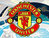 Dibujo Escudo del Manchester United pintado por BRAYAN1234