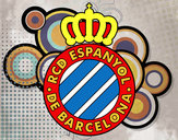 Dibujo Escudo del RCD Espanyol pintado por BRAYAN1234