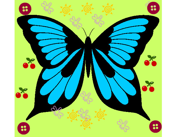 Dibujo Mariposa 19 pintado por emexv