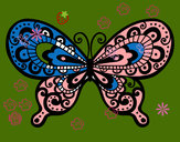 Dibujo Mariposa bonita pintado por noemis