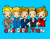 Dibujo One direction pintado por orianita88