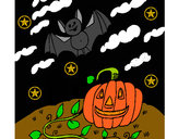 Dibujo Paisaje de Halloween pintado por Jaqee