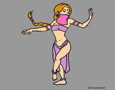 Dibujo Princesa mora bailando pintado por lauri10