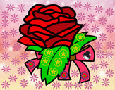 Dibujo Rosa, flor pintado por AlexisD135