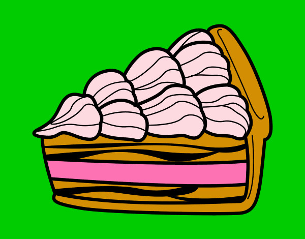 Dibujo Tarta de nata pintado por nikoleta