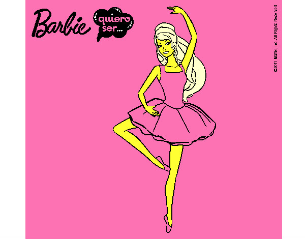Dibujo Barbie bailarina de ballet pintado por everardola
