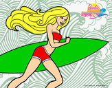 Dibujo Barbie corre al agua pintado por emexv