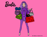 Dibujo Barbie de compras pintado por amalia