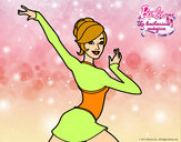Dibujo Barbie en postura de ballet pintado por andre_1