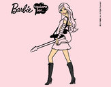 Dibujo Barbie la rockera pintado por amalia