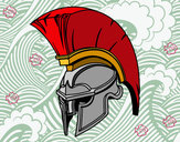 Dibujo Casco romano de guerrero pintado por DanyRor