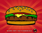 Dibujo Crea tu hamburguesa pintado por DJgoku