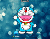 Dibujo Doraemon pintado por camilita_8