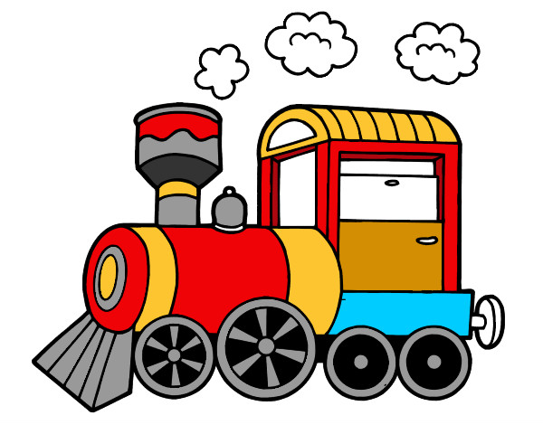 Dibujo Locomotora de vapor pintado por martinluna