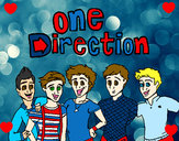 Dibujo One Direction 3 pintado por YoSoyLinda