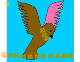 Dibujo Paloma alzando las alas pintado por emexv