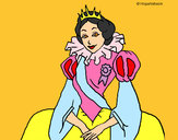 Dibujo Princesa real pintado por nikoleta