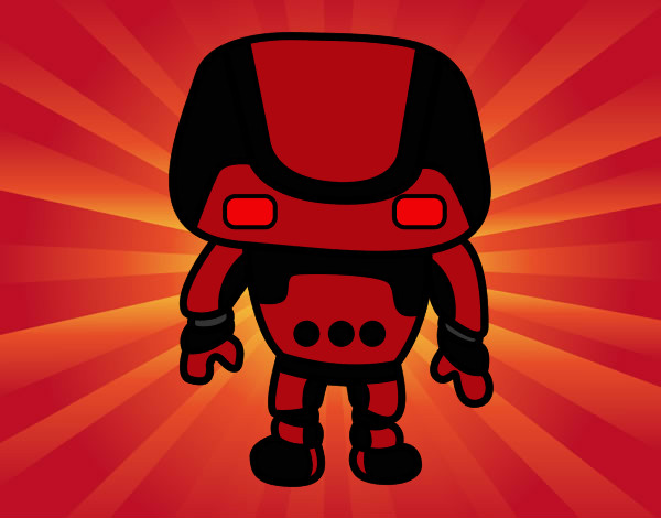 robots red and black XD