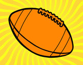 Dibujo Balón de fútbol americano pintado por dulmari