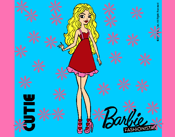 Dibujo Barbie Fashionista 3 pintado por guadalupe0