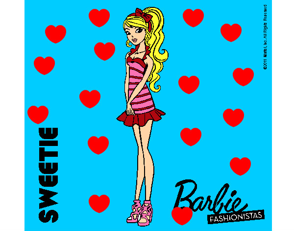 Dibujo Barbie Fashionista 6 pintado por guadalupe0