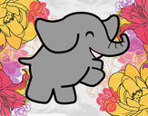 Dibujo Elefante bailarín pintado por Esti8