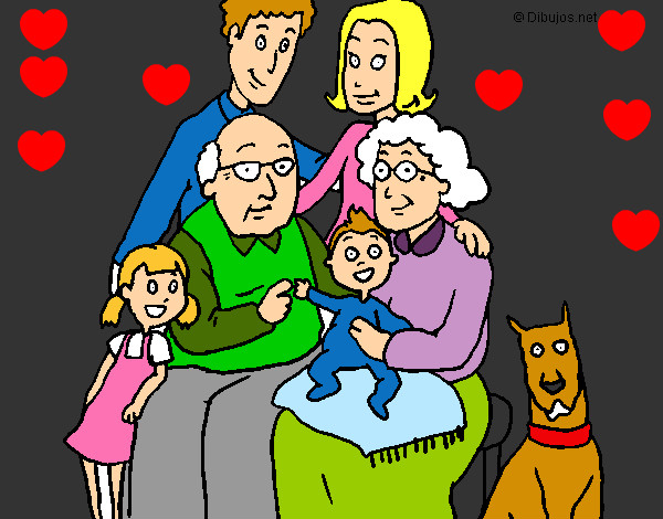 Dibujo Familia pintado por cachita363