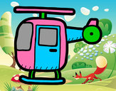 Dibujo Helicóptero ligero pintado por ANY22