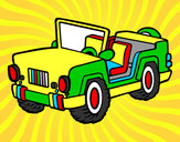 Dibujo Jeep pintado por elcali2012