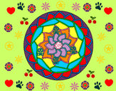 Dibujo Mandala 1 pintado por sandrafab