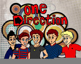 Dibujo One Direction 3 pintado por TRNC1996