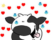 Dibujo Vaca sonriente pintado por MJRFO