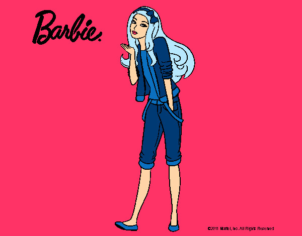 Barbie con look casual