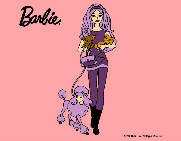 Barbie con sus mascotas